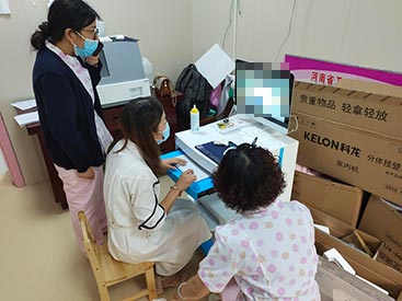 孕妇绿巨人视频app黄色官方下载仪测定需要做吗会有辐射吗建安区妇幼保健院GK-7000安装使用更放心